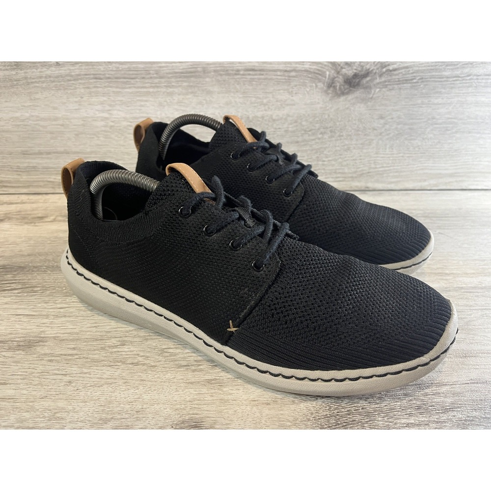 Clarks Step Urban Mix Shoes Mens Size 9 Cushion Walking Casual Black Sneakers